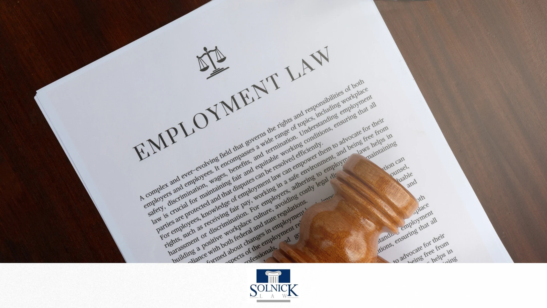 Employment law attorney